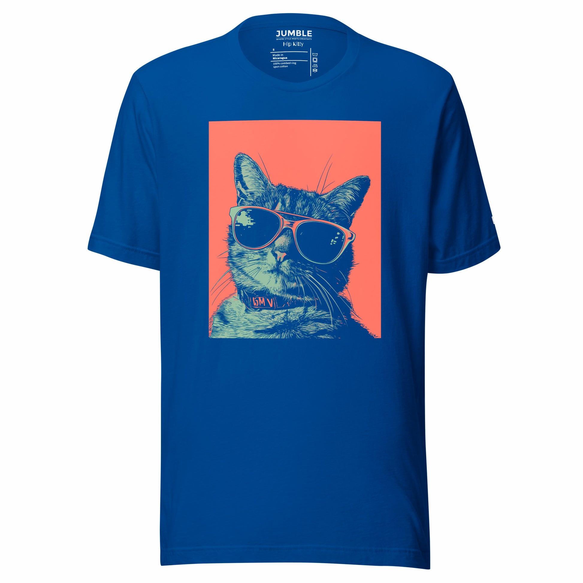 royal navy Hip Kitty Unisex t-shirt