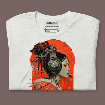 folded ash Geisha 3000 Unisex t-shirt