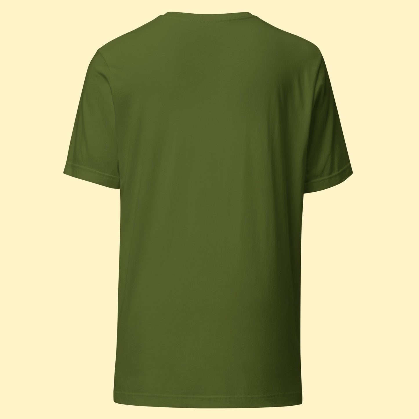 back of olive Autumn Spell Unisex t-shirt