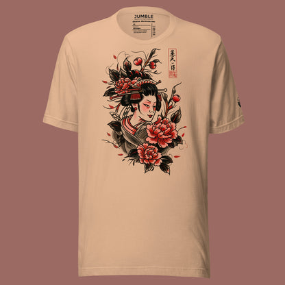 tan Geisha Monogatari Unisex t-shirt