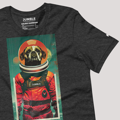 wrinkled dark grey heather Galaxy Guardian Unisex t-shirt