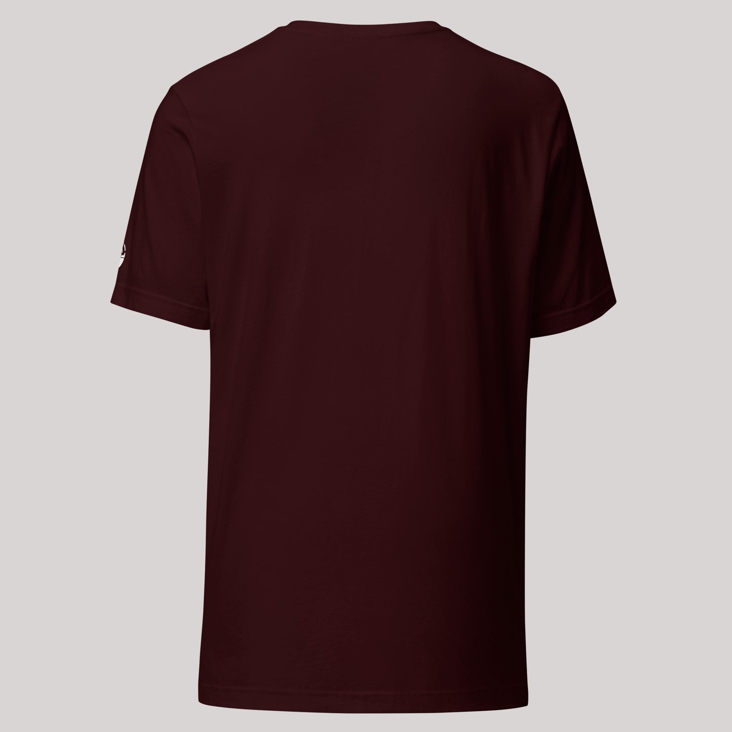 back view of oxblood black Demon Blade Unisex t-shirt 