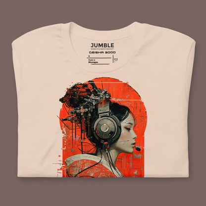 folded soft cream Geisha 3000 Unisex t-shirt