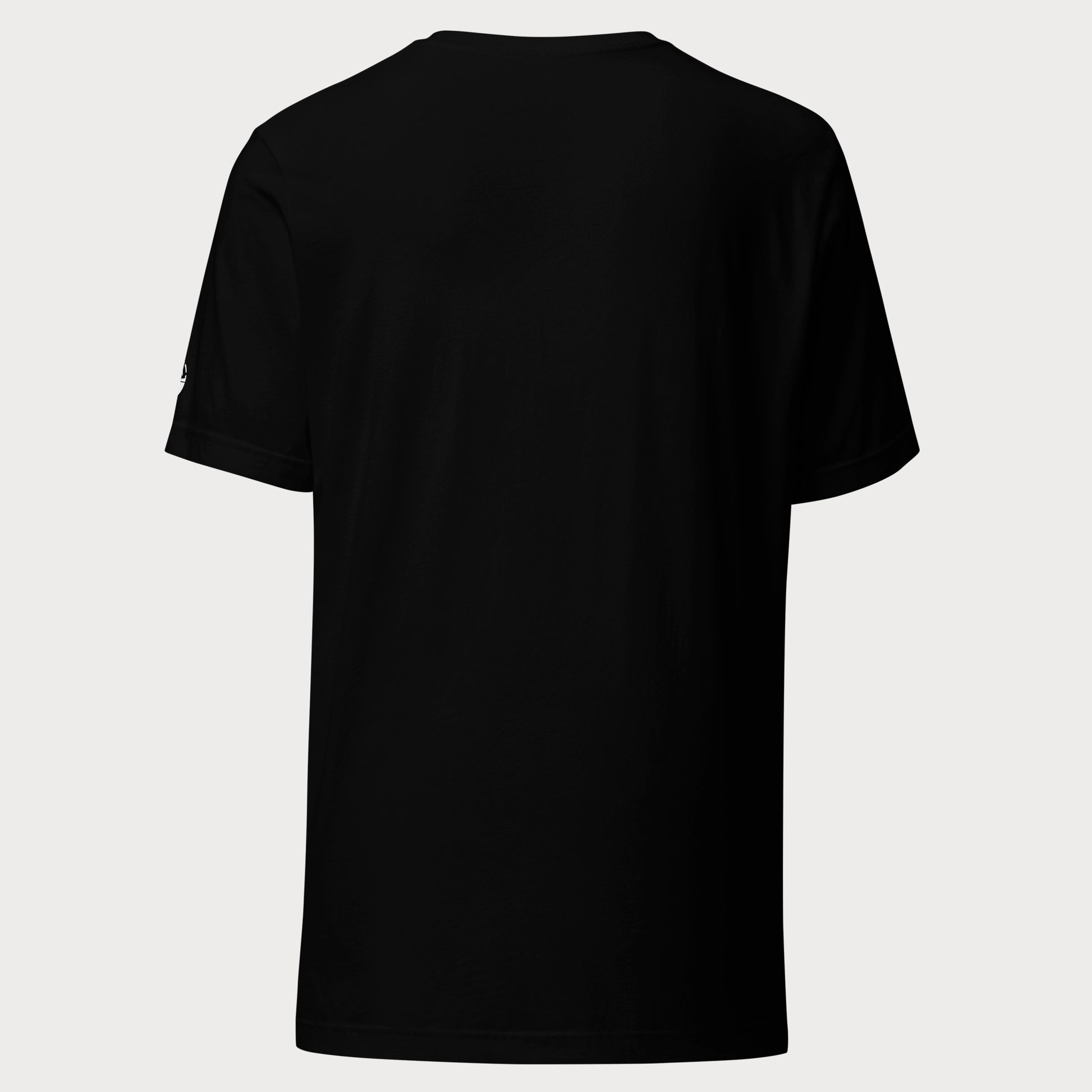 back of black NeuroLink Unisex t-shirt