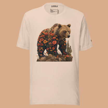 soft cream Wildflowered Bruin Unisex t-shirt