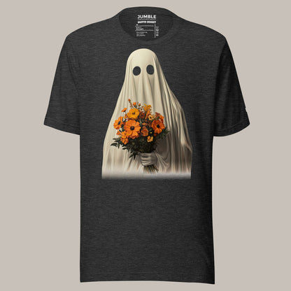 dark grey heather Haunted Bouquet Unisex t-shirt 