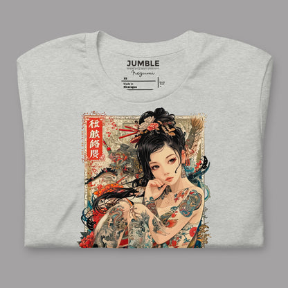 folded athletic gather Irezumi Unisex T-Shirt