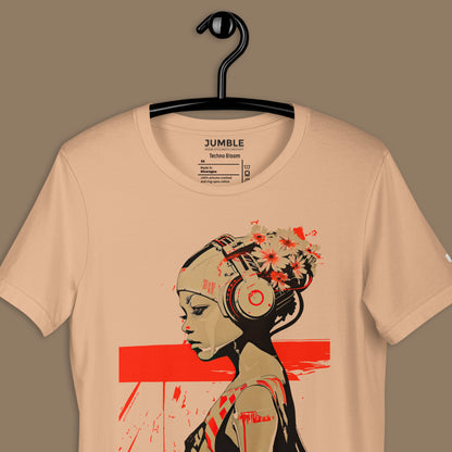 Techno Bloom Unisex t-shirt