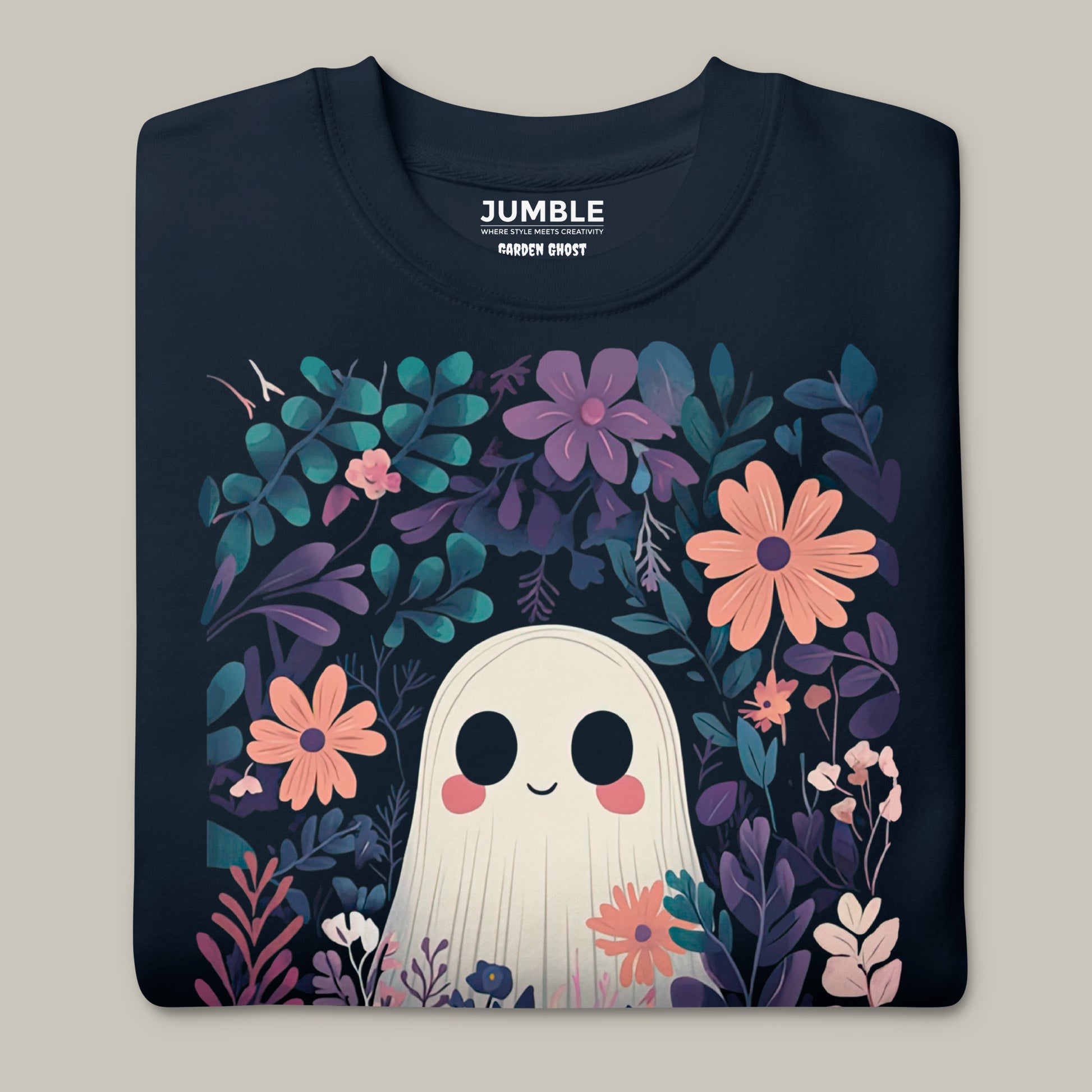 folded Garden Ghost Unisex Premium Sweatshirt