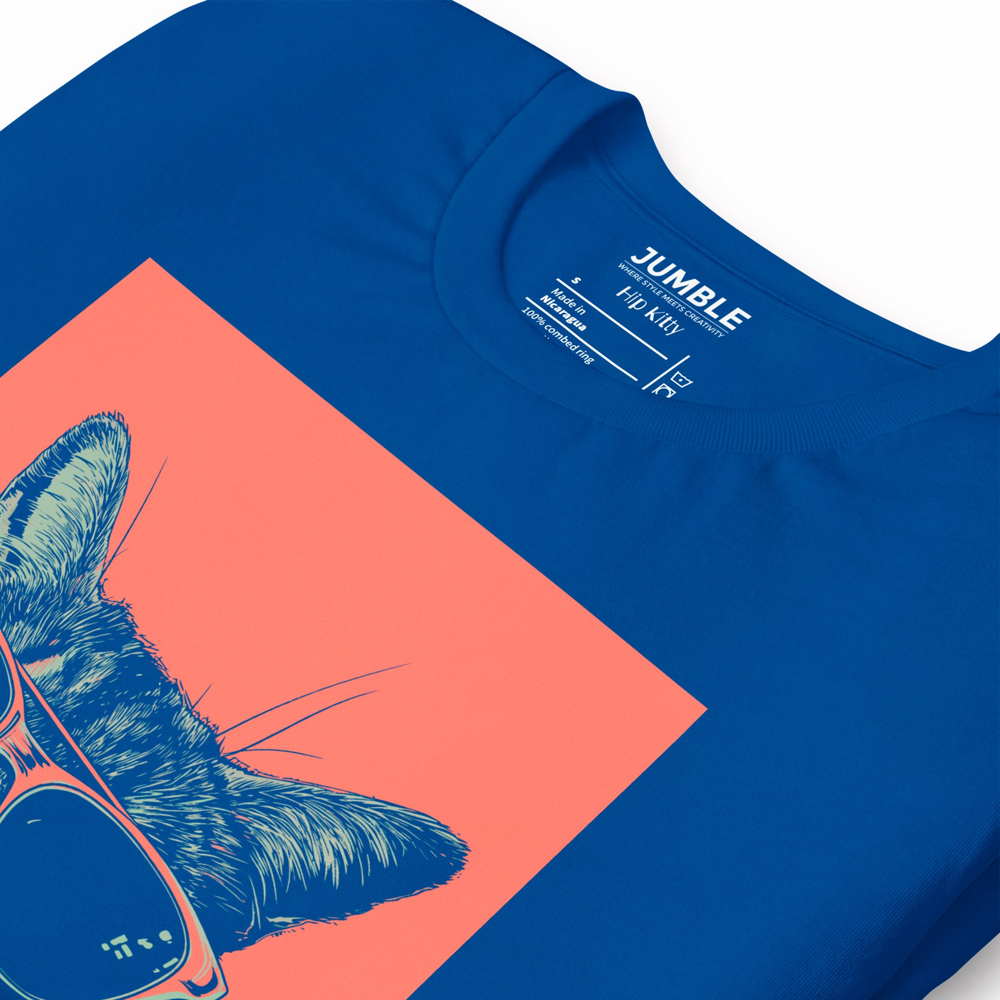 folder royal navy Hip Kitty Unisex t-shirt