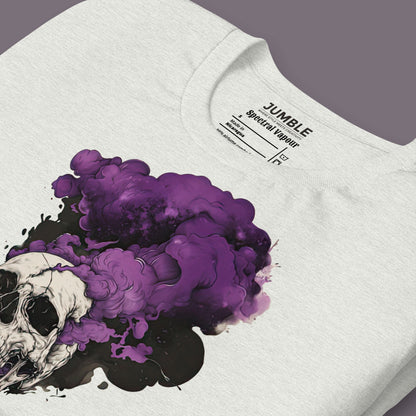 closeup of folded ash Spectral Vapour Unisex t-shirt