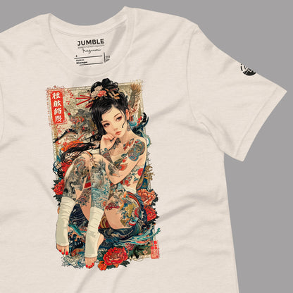 wrinkled sort cream Irezumi Unisex T-Shirt