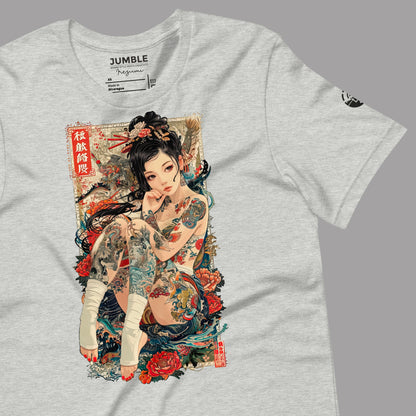 wrinkled athletic gather Irezumi Unisex T-Shirt