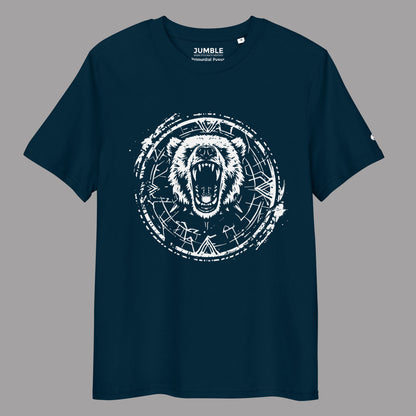 french navy Primordial Power Premium Unisex organic cotton t-shirt