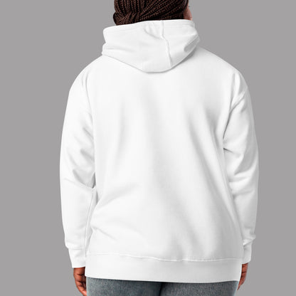 model back view Radiant Unity Unisex Premium Hoodie | Cotton Heritage