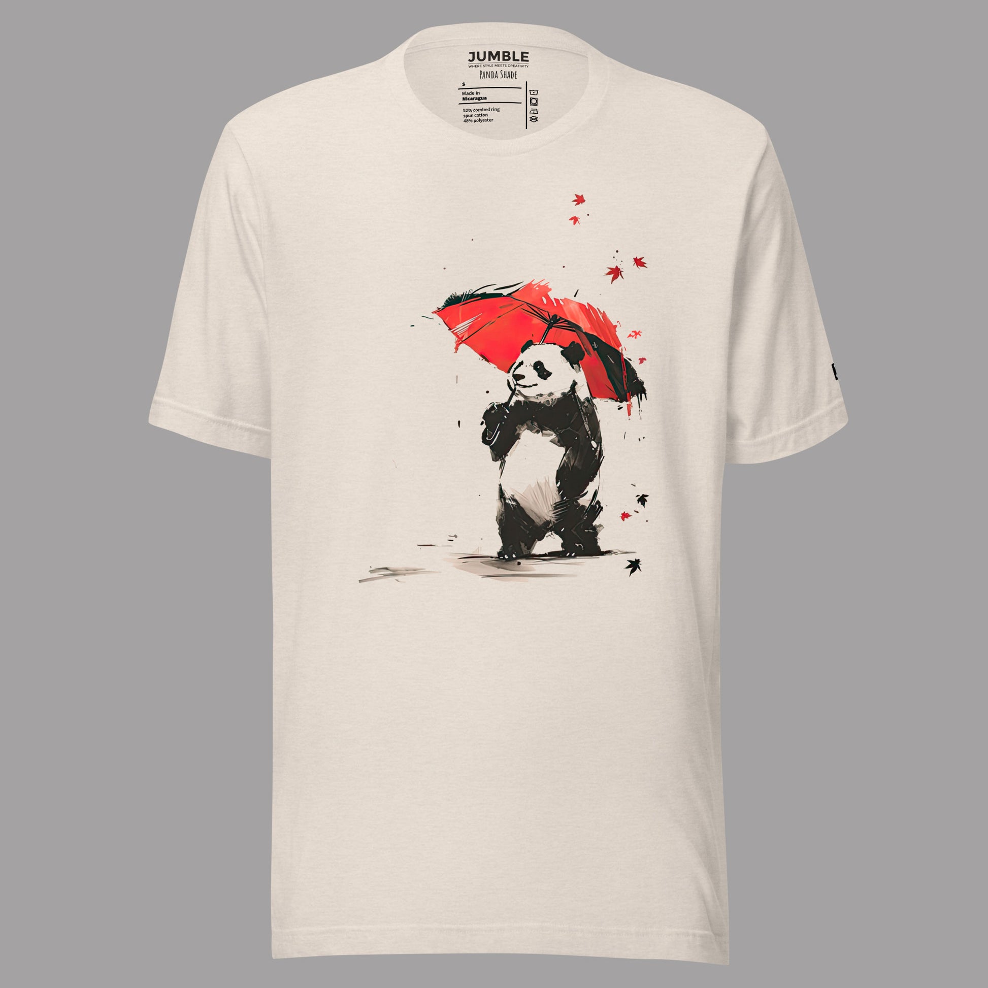 heather dust Panda Shade Unisex t-shirt 