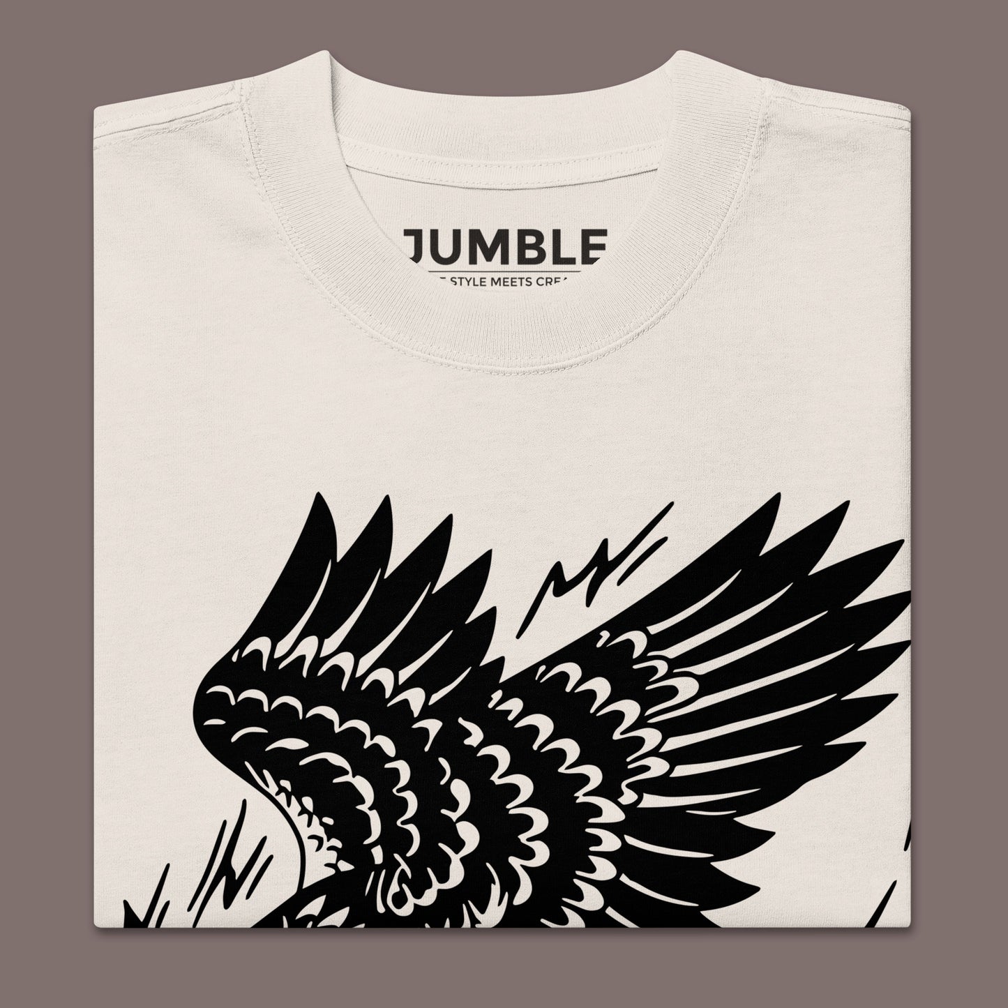 Thunderbird Oversized faded t-shirt