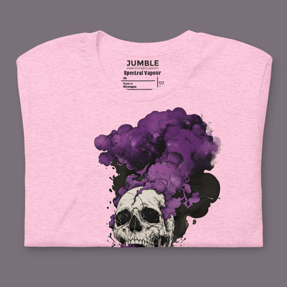 folded lilac Spectral Vapour Unisex t-shirt