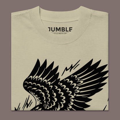 Thunderbird Oversized faded t-shirt