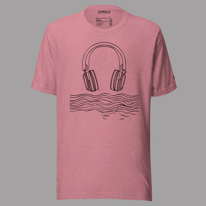 heather orchid Tidal Beat Unisex t-shirt