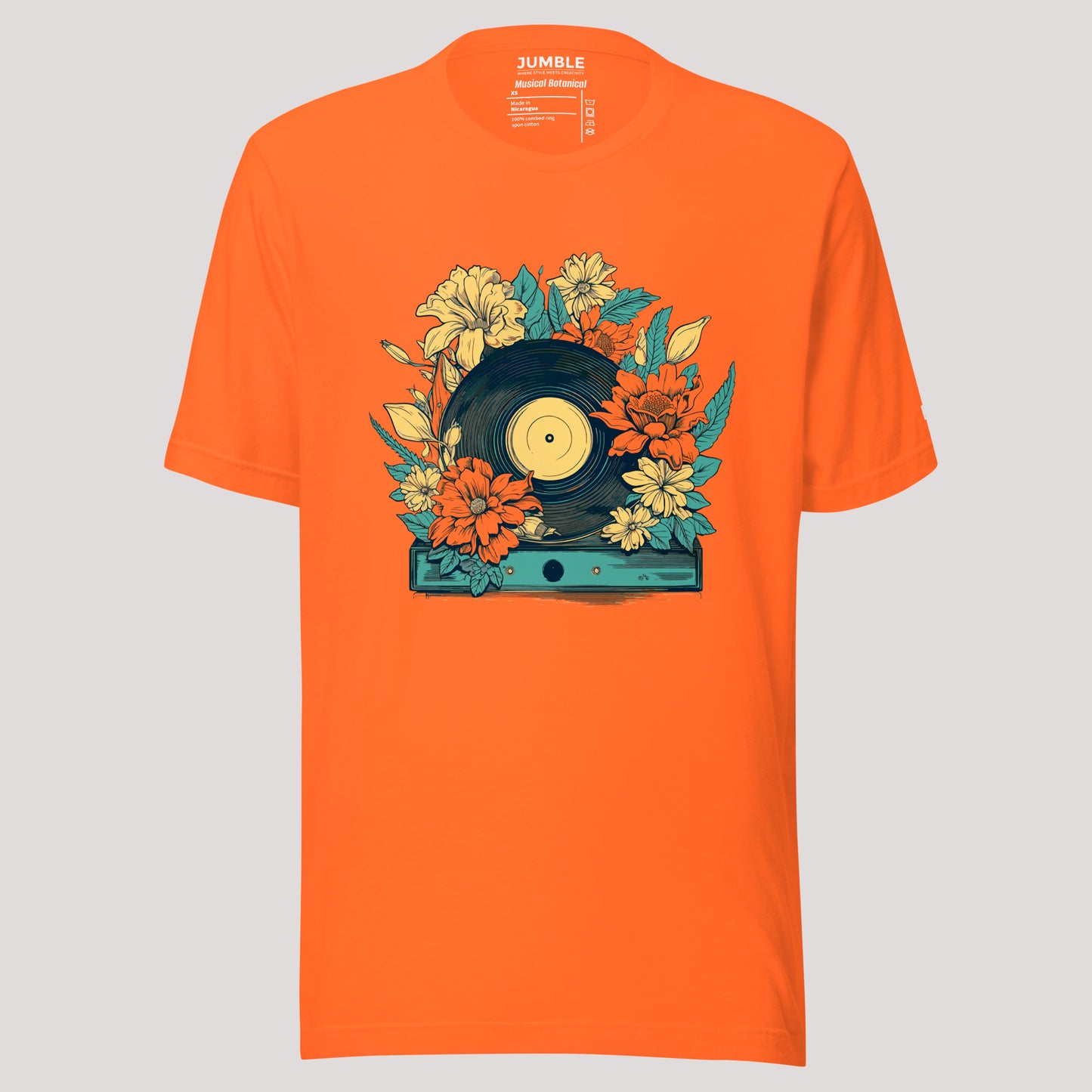 Musical Botanical Unisex t-shirt