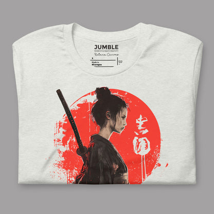 folded ash Katana Canvas Unisex t-shirt