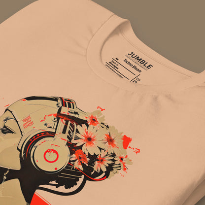 Techno Bloom Unisex t-shirt