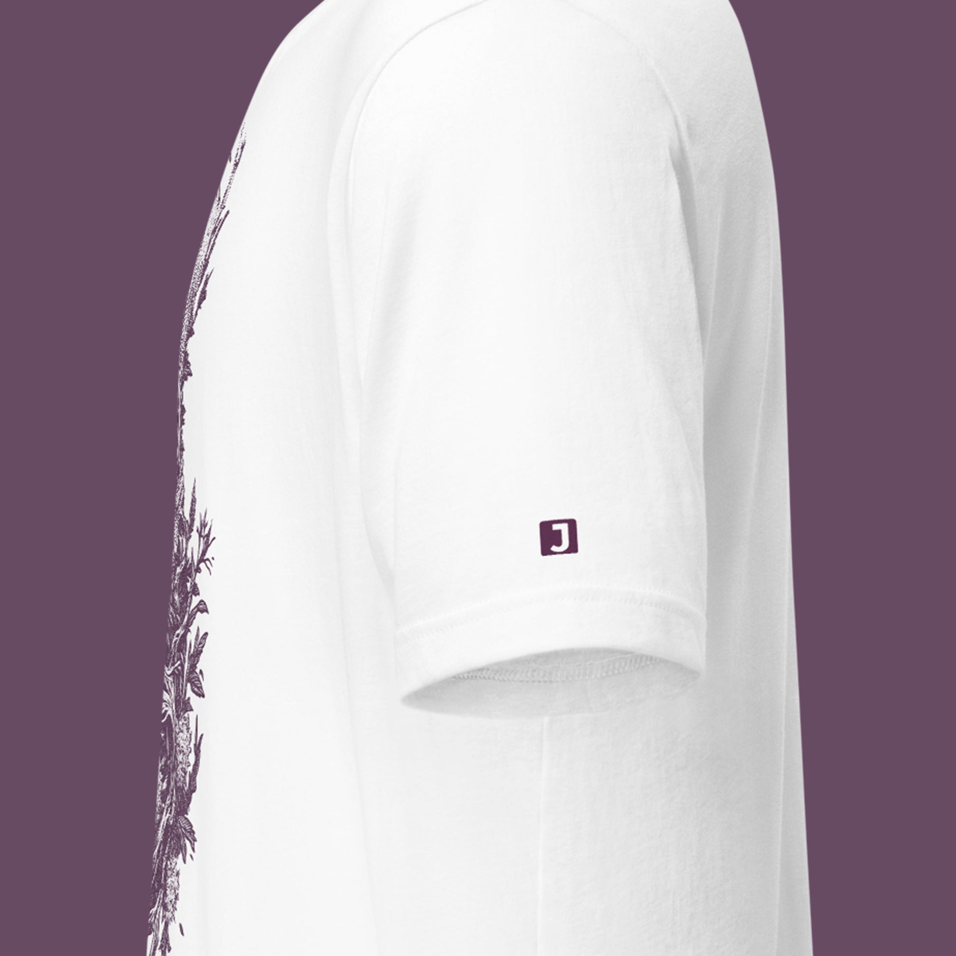 eft sleeve on white Twilight Root Unisex t-shirt