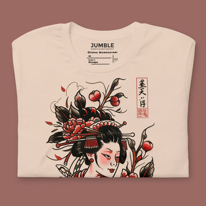 folded soft cream Geisha Monogatari Unisex t-shirt