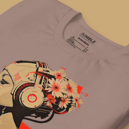 Techno Bloom Unisex t-shirt