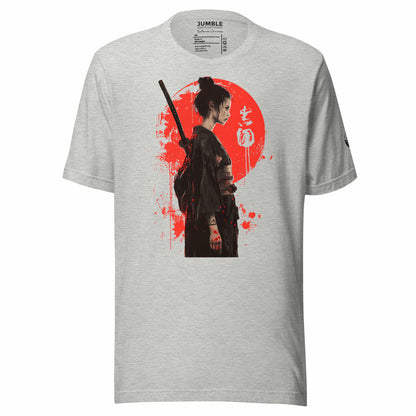 athletic heather Katana Canvas Unisex t-shirt