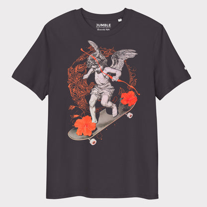 anthracite Heavenly Ride Premium Unisex organic cotton t-shirt