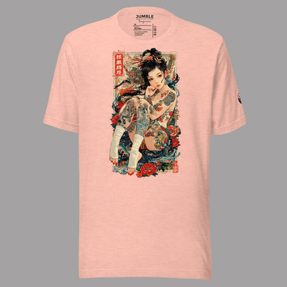 heather prism peach  Irezumi Unisex T-Shirt