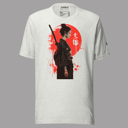  Katana Canvas Unisex t-shirt in ash colour