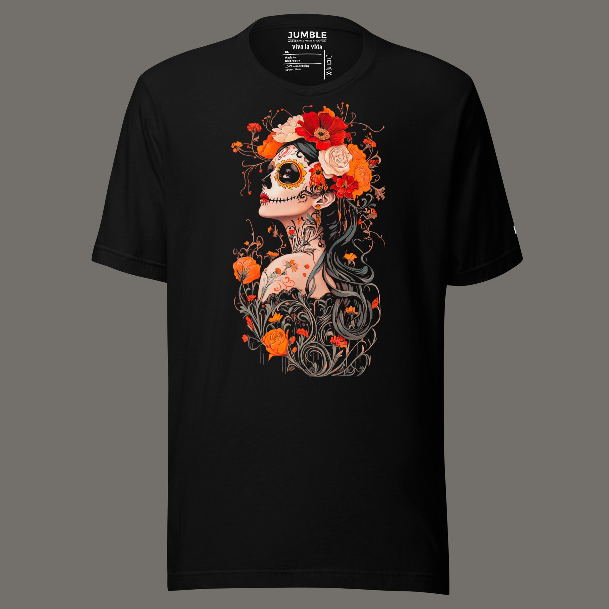 black Viva la Vida Unisex t-shirt