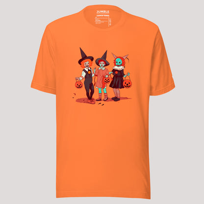 burnt orange Clownish Terrors Unisex t-shirt