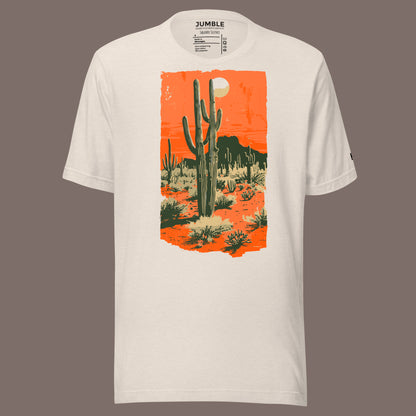 heather dust Saguaro Silence Unisex t-shirt