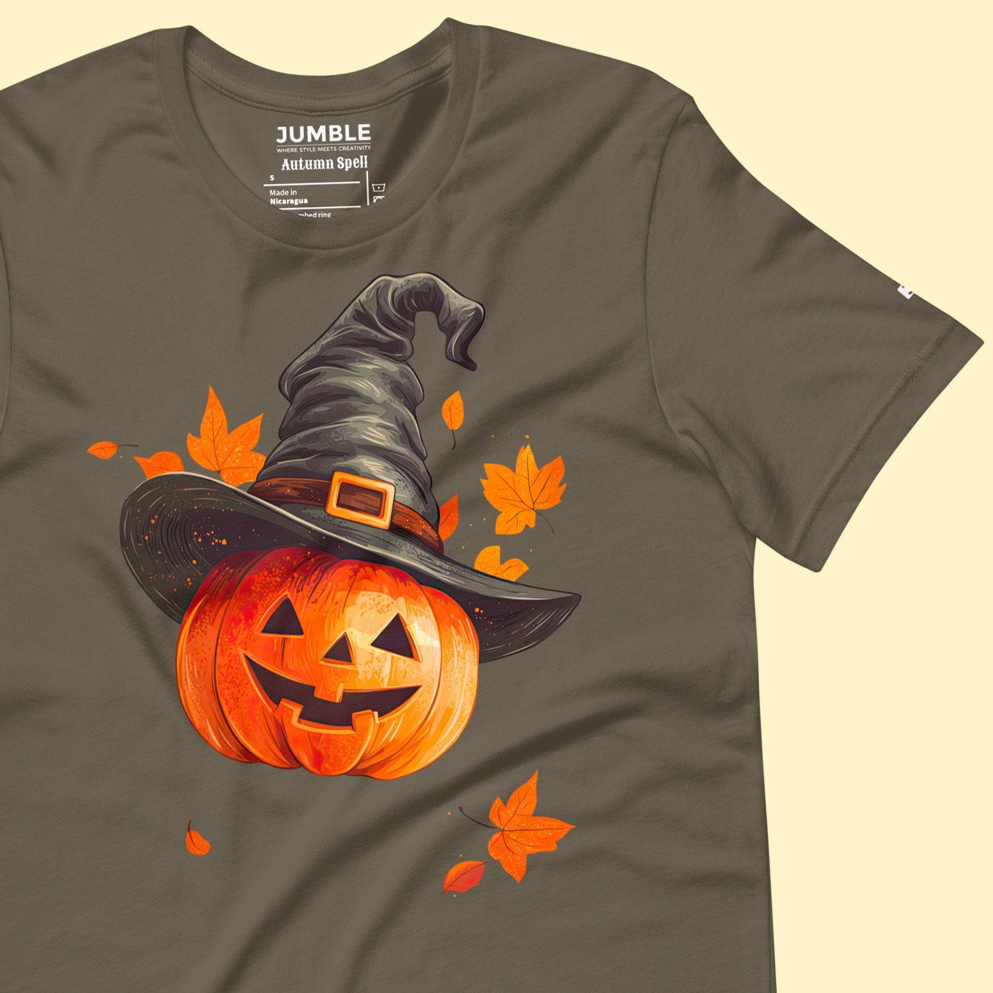 wrinkled army Autumn Spell Unisex t-shirt