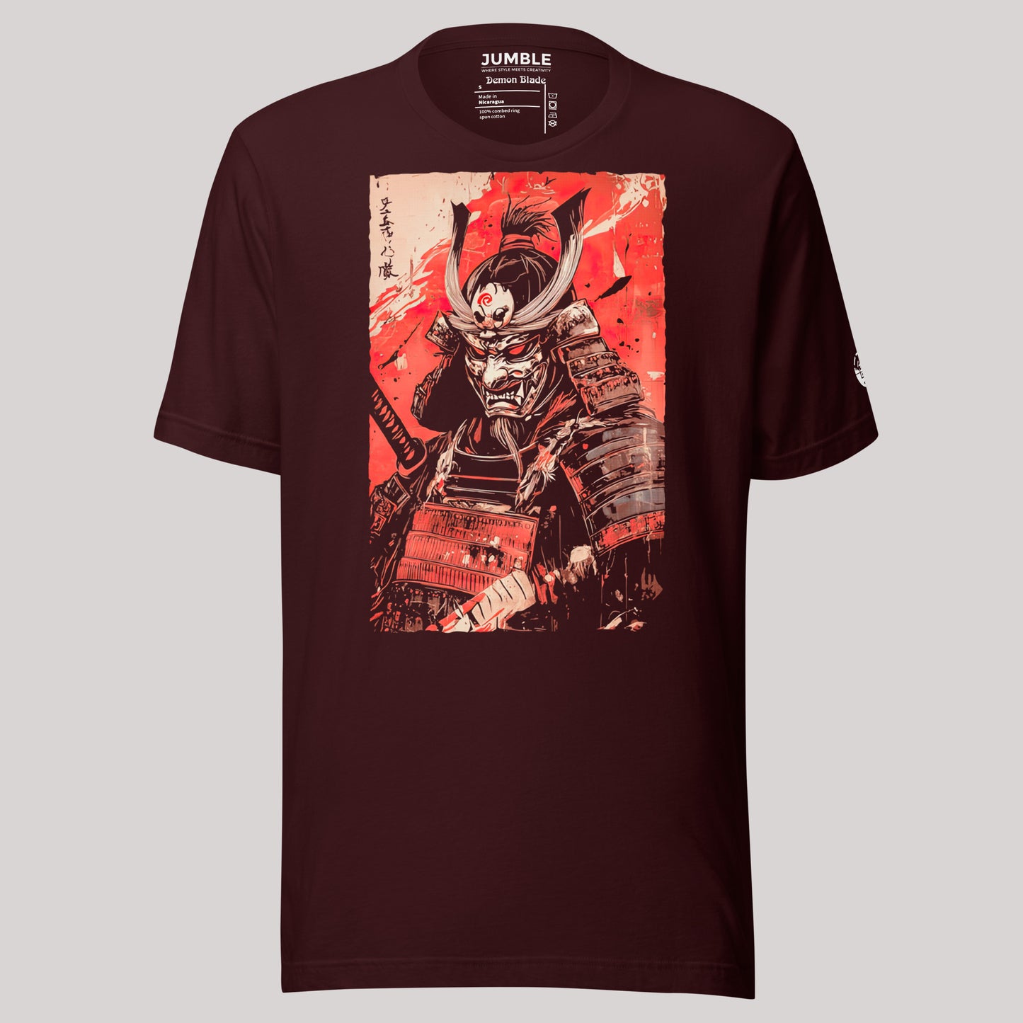 oxblood black Demon Blade Unisex t-shirt 