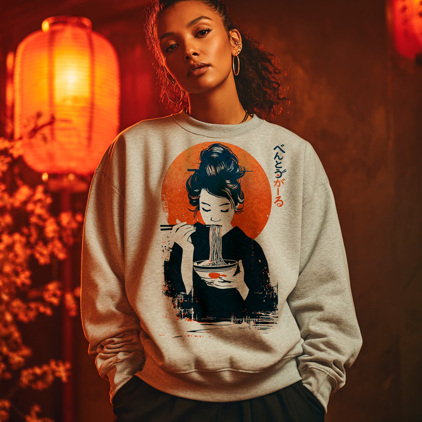 Bentō Gāru Oversized Heavyweight Sweatshirt