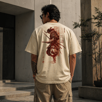 Mujō Oversized Organic t-shirt (back print)