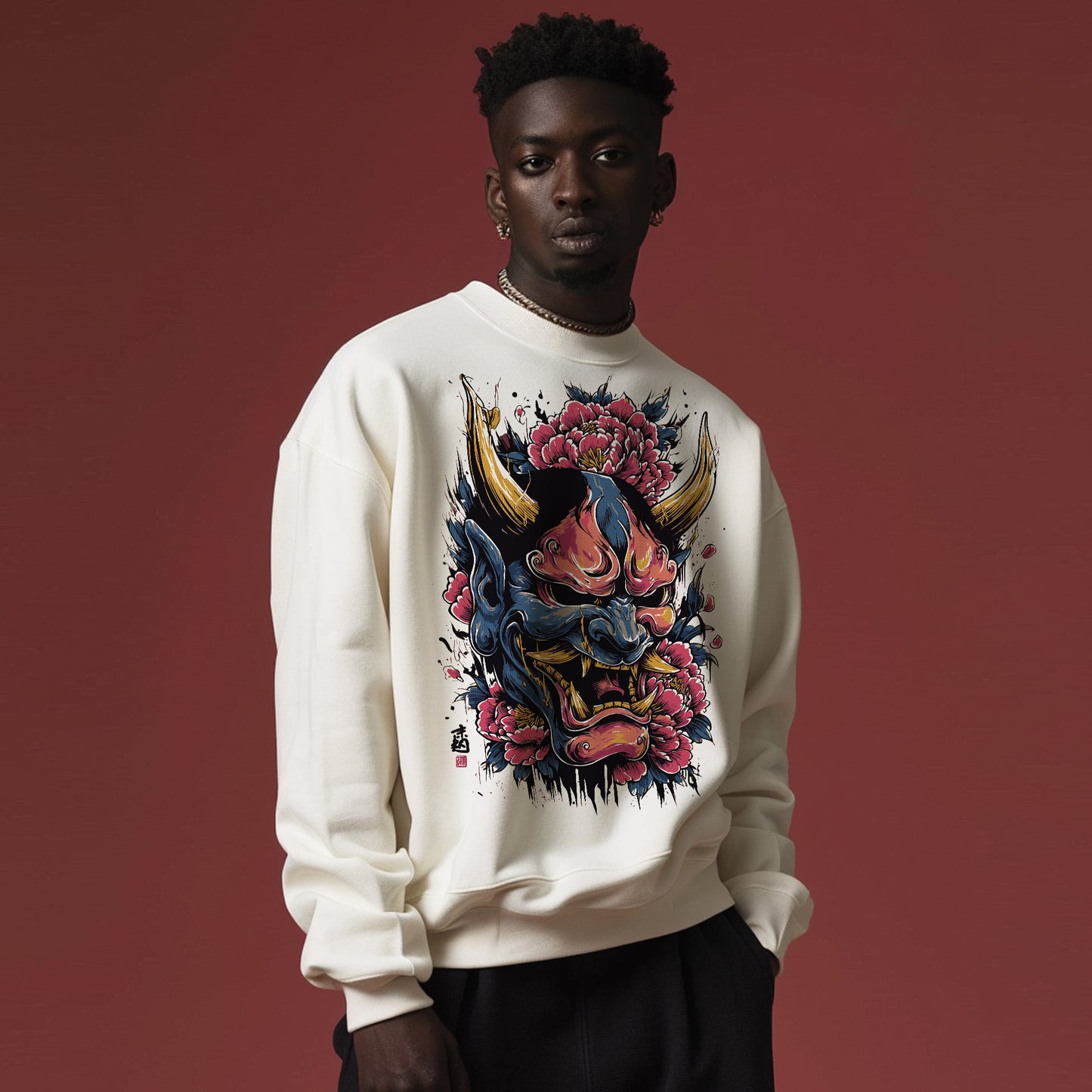 Ikari Botan Oversized Heavyweight Sweatshirt