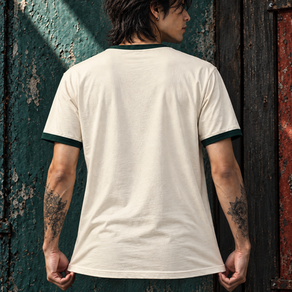 Jiyū na tori Retro Ringer Regular Fit T-Shirt | Next Level