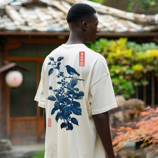 Kotori Oversized faded t-shirt (back print)