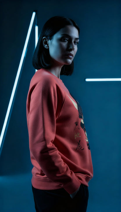 Oni no Kao Premium Organic Raglan Sweatshirt