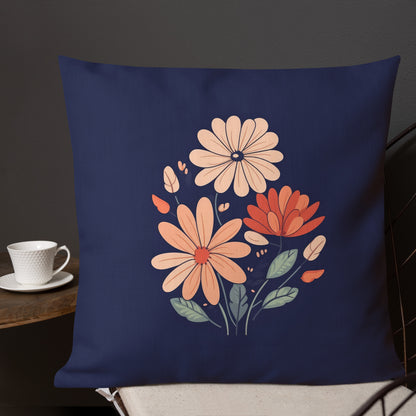 Floral Majesty Large Premium Pillow