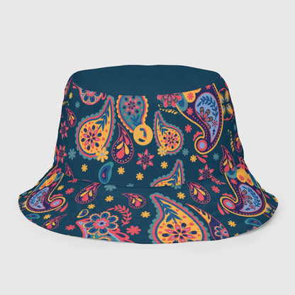 Paisley Bliss Reversible Bucket Hat