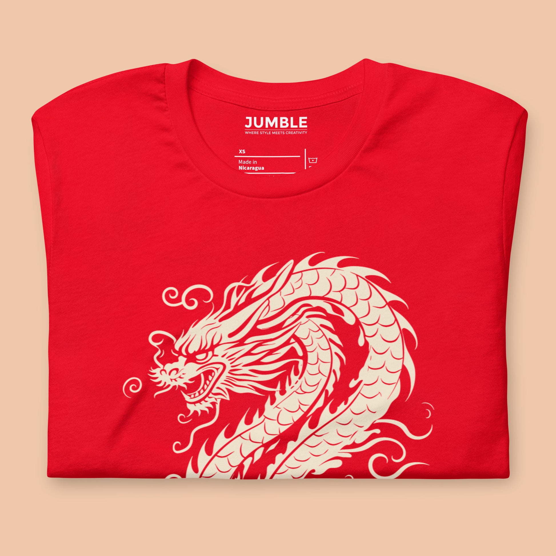 closeup or red, folded Eastern Lung (龙) Unisex t-shirt
