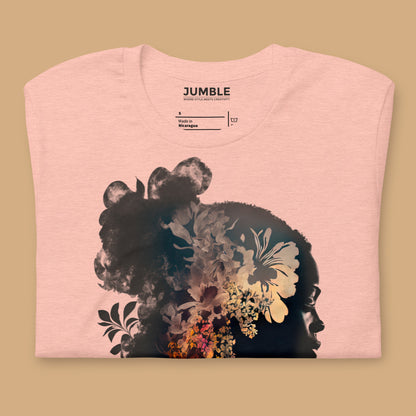 folded heather prism peach Smoke Dreams Unisex t-shirt