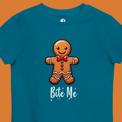 Bite Me Organic cotton kids t-shirt